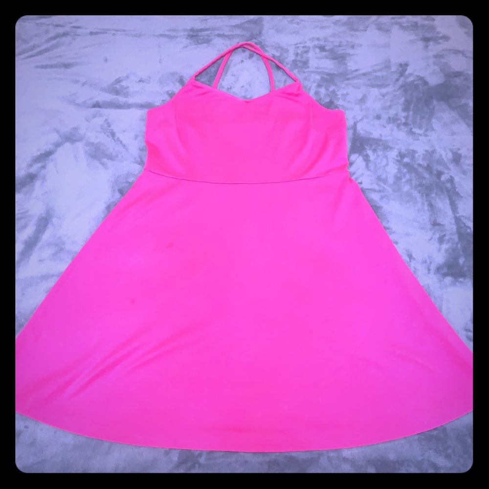 Empire Waist Spaghetti Strap Fit and Flare Dress